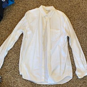 White men’s collared button up shirt